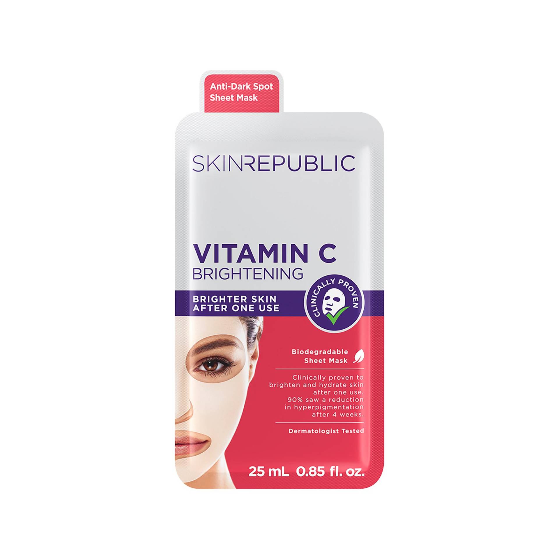 Brightening Vitamin C Face Mask Damen  1 pezzo von Skin republic