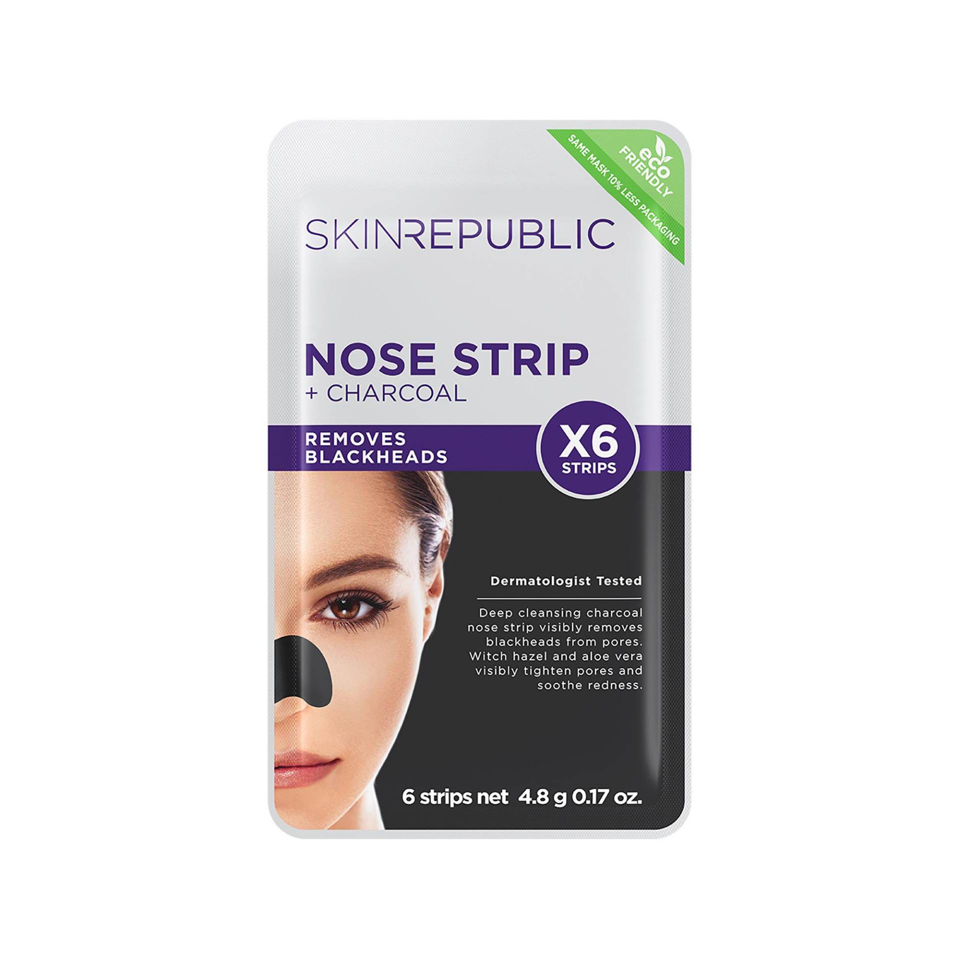 Charcoal Nose Strips Damen  6 Stück von Skin republic