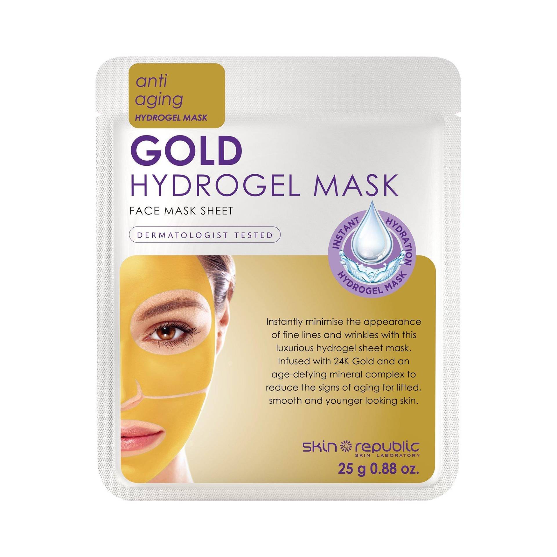 Gold Hydrogel Face Mask Damen  1 pezzo von Skin republic