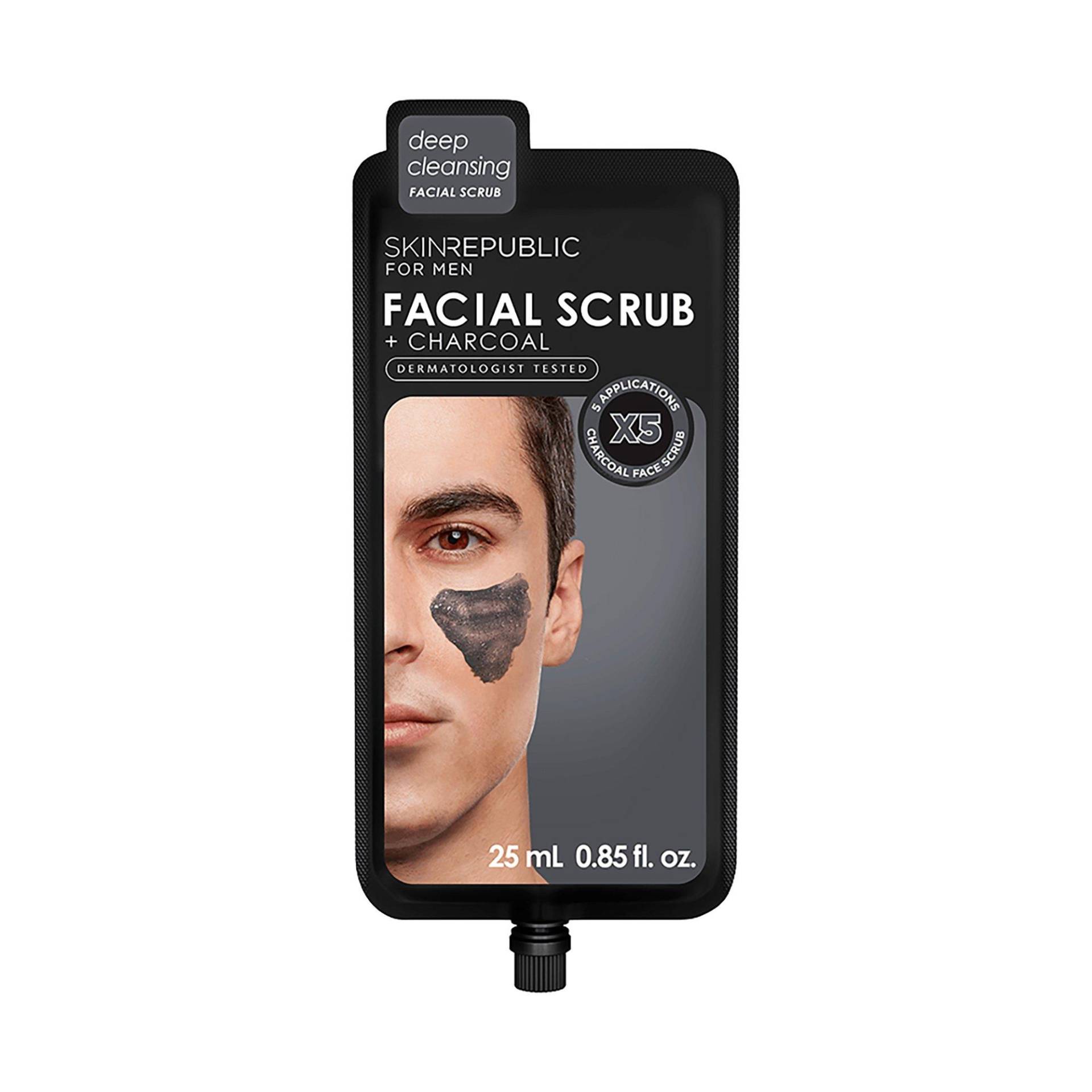 Men's Facial Scrub & Charcoal Unisex  25ml von Skin republic