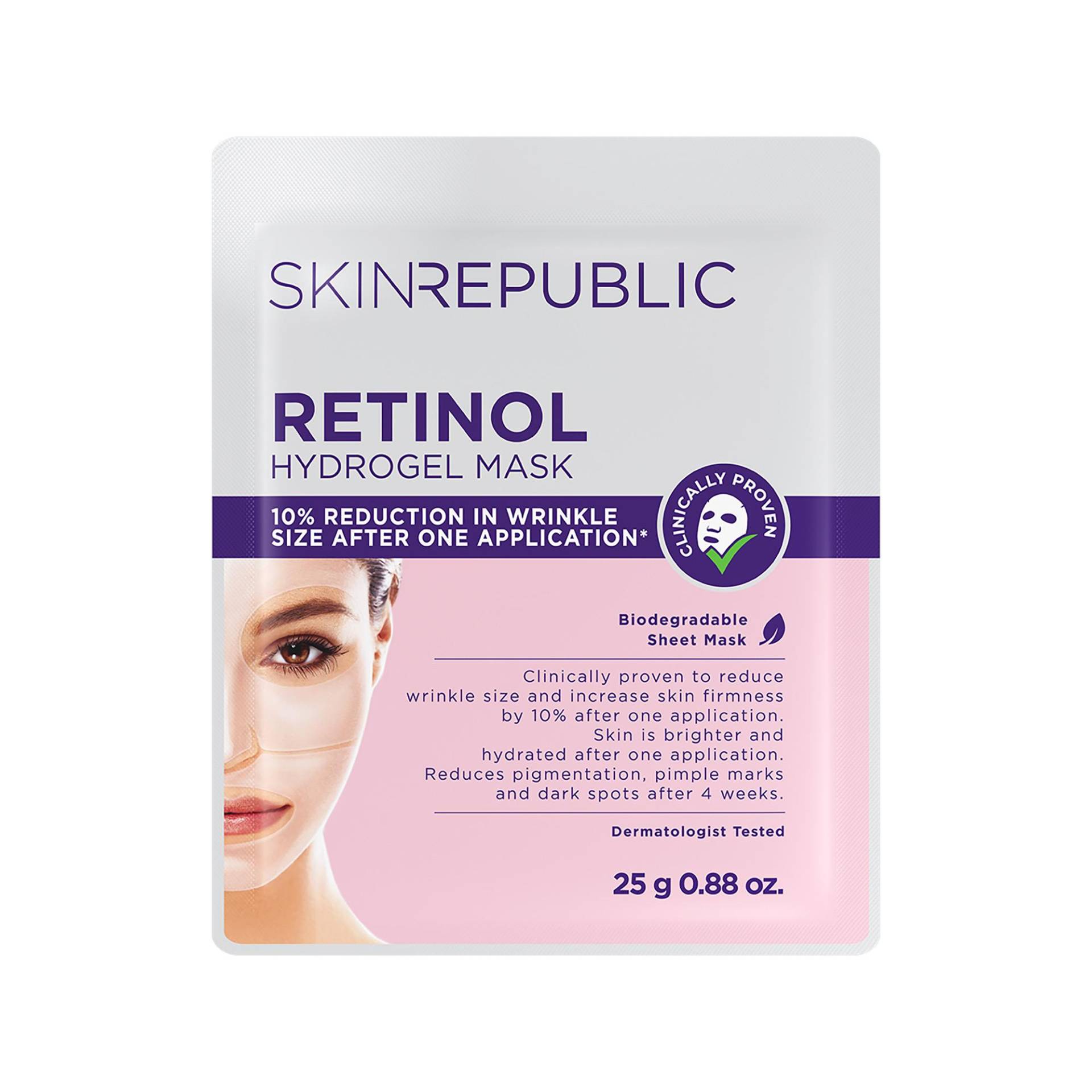 Retinol Hydrogel Face Mask Sheet Damen  1 pezzo von Skin republic