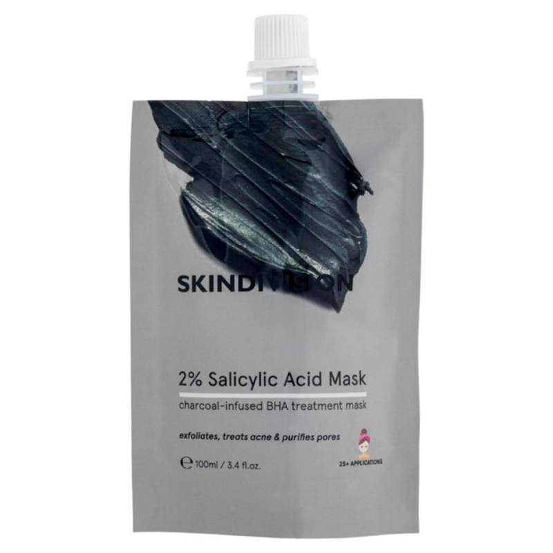 SkinDivision  SkinDivision 2 % Salicylic Acid Mask aktivkohle_maske 100.0 ml von SkinDivision