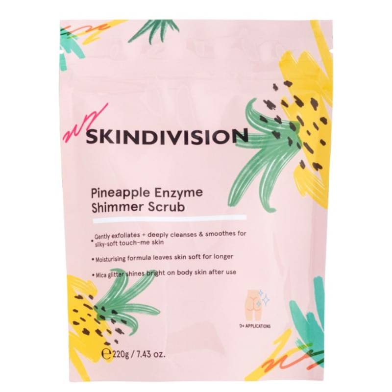 SkinDivision  SkinDivision Ananas Enzym Schimmer Scrub koerperpeeling 220.0 g von SkinDivision