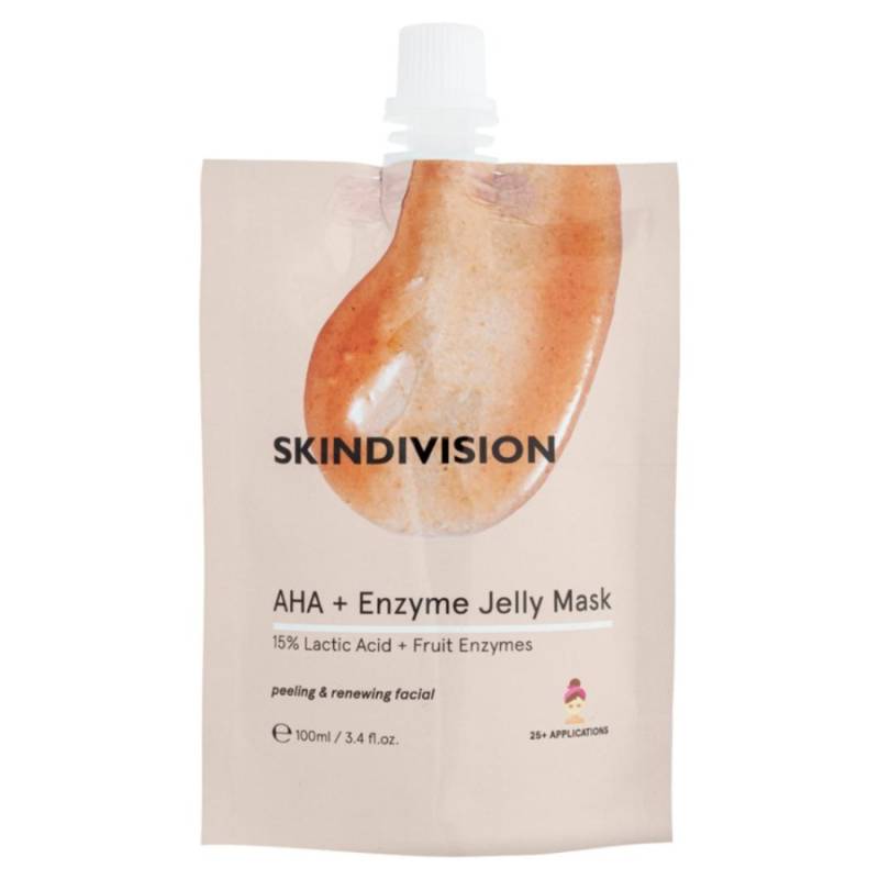 SkinDivision  SkinDivision AHA + Enzyme Jelly Mask glow_maske 100.0 ml von SkinDivision