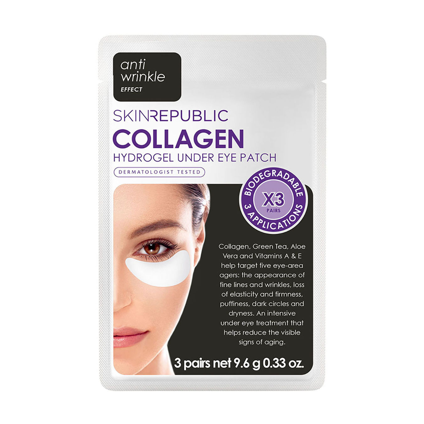 SKINREPUBLIC Collagen Under Eye Patch 3 Stück SKINREPUBLIC Collagen Under Eye Patch 3 Stück von Skinrepublic