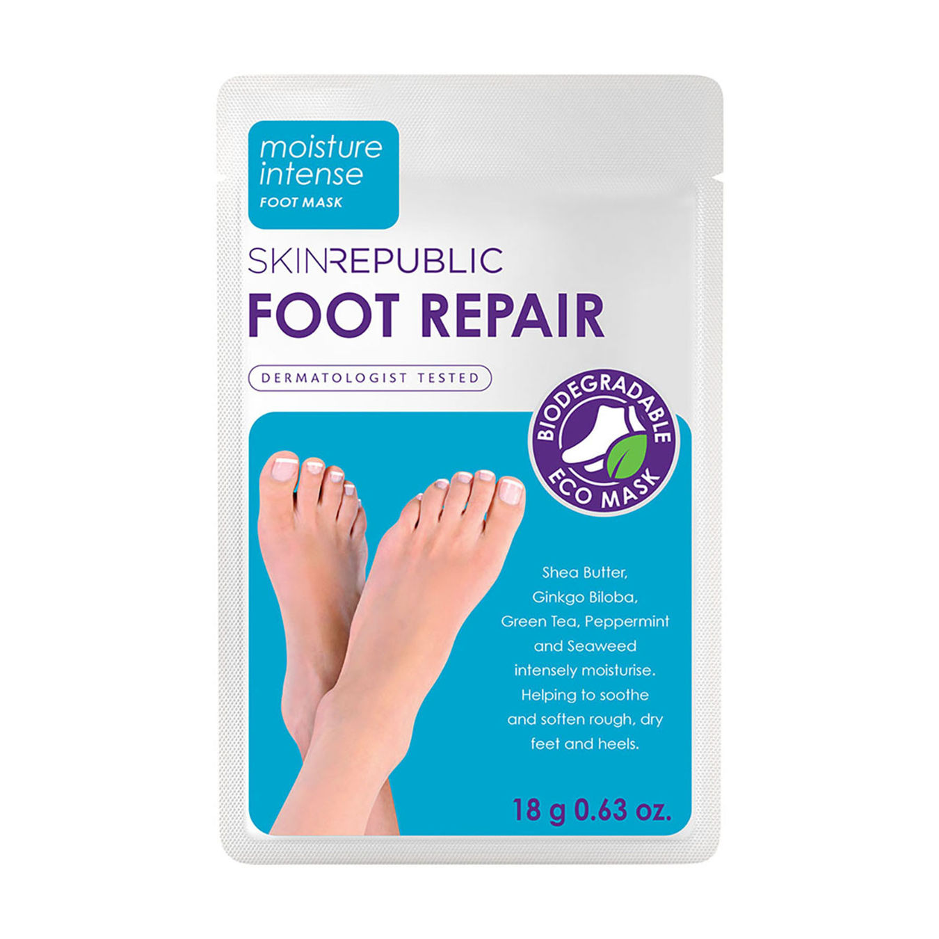 SKINREPUBLIC Foot Repair Fuss Maske von Skinrepublic