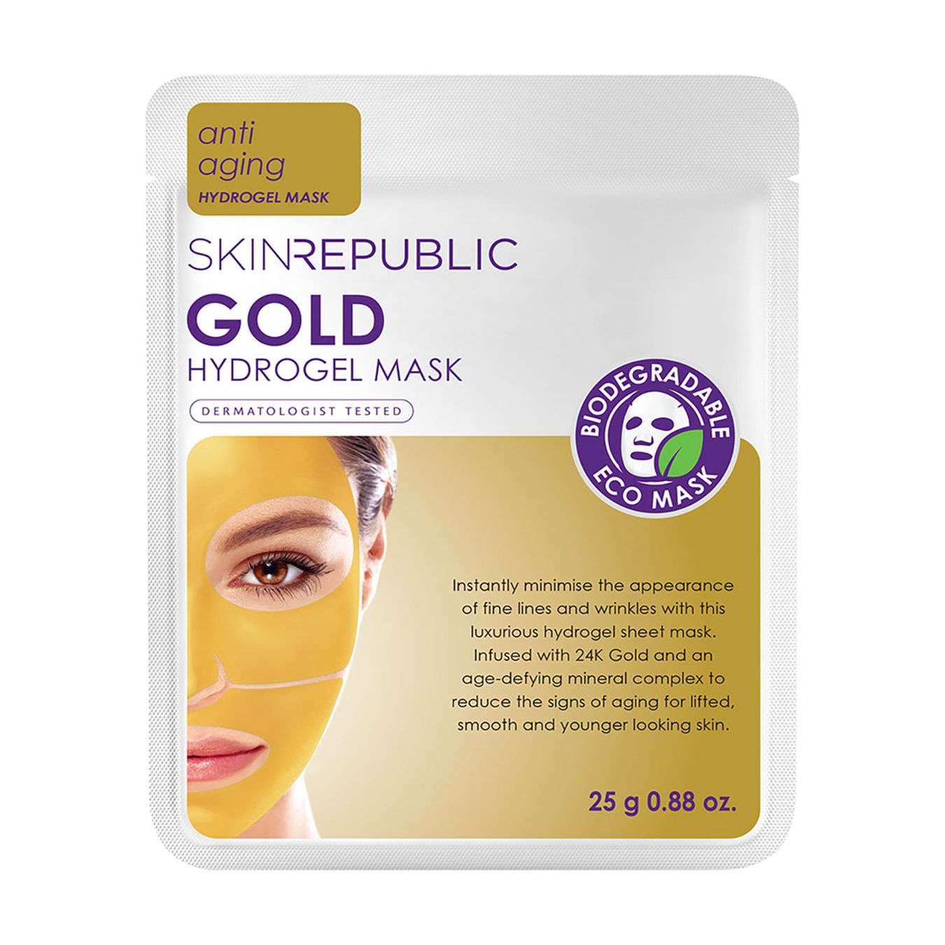 SKINREPUBLIC Gold Hydrogel Face Mask von Skinrepublic