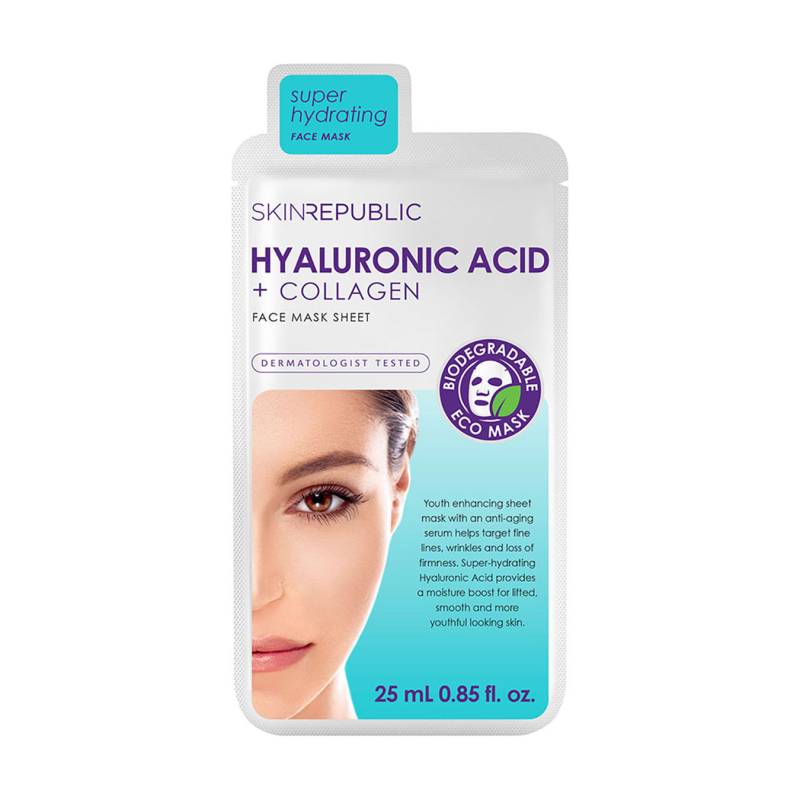 SKINREPUBLIC Hyaluronic Acid + Collagen Face Mask von Skinrepublic