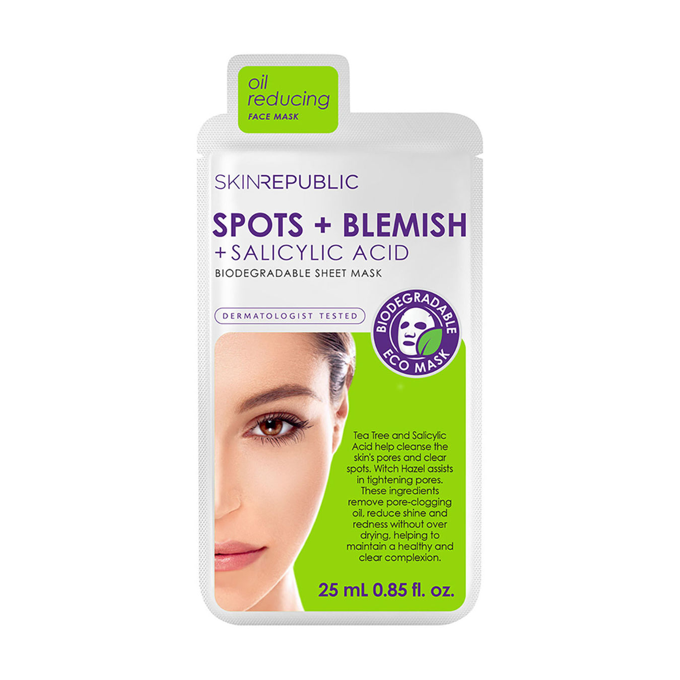 SKINREPUBLIC Spots + Blemish Face Mask von Skinrepublic