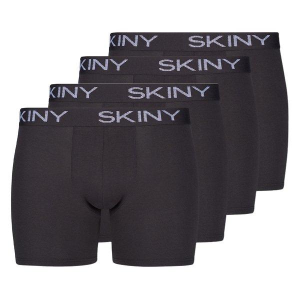 Skiny - 4er Pack Cotton Long Short / Pant, für Herren, Schwarz, Größe M von Skiny