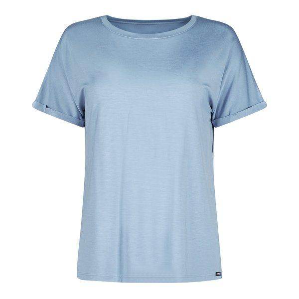 T-shirt, Kurzarm Damen Blau 36 von Skiny