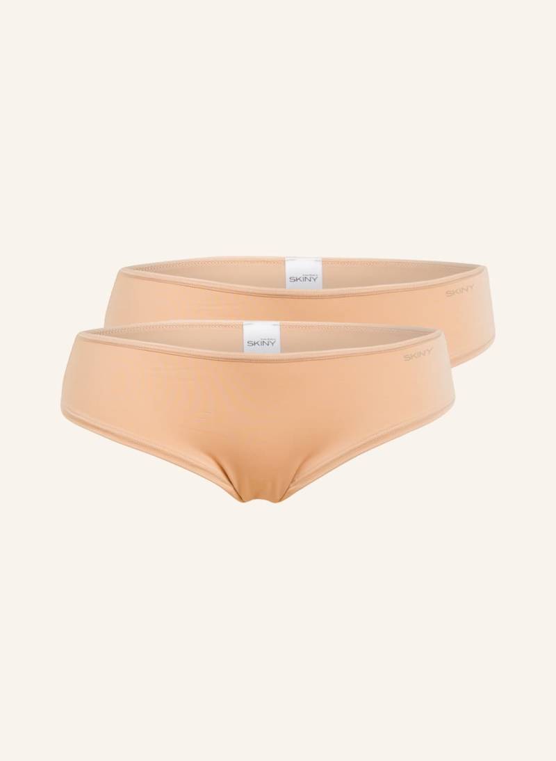 Skiny 2er-Pack Panties beige von SKINY