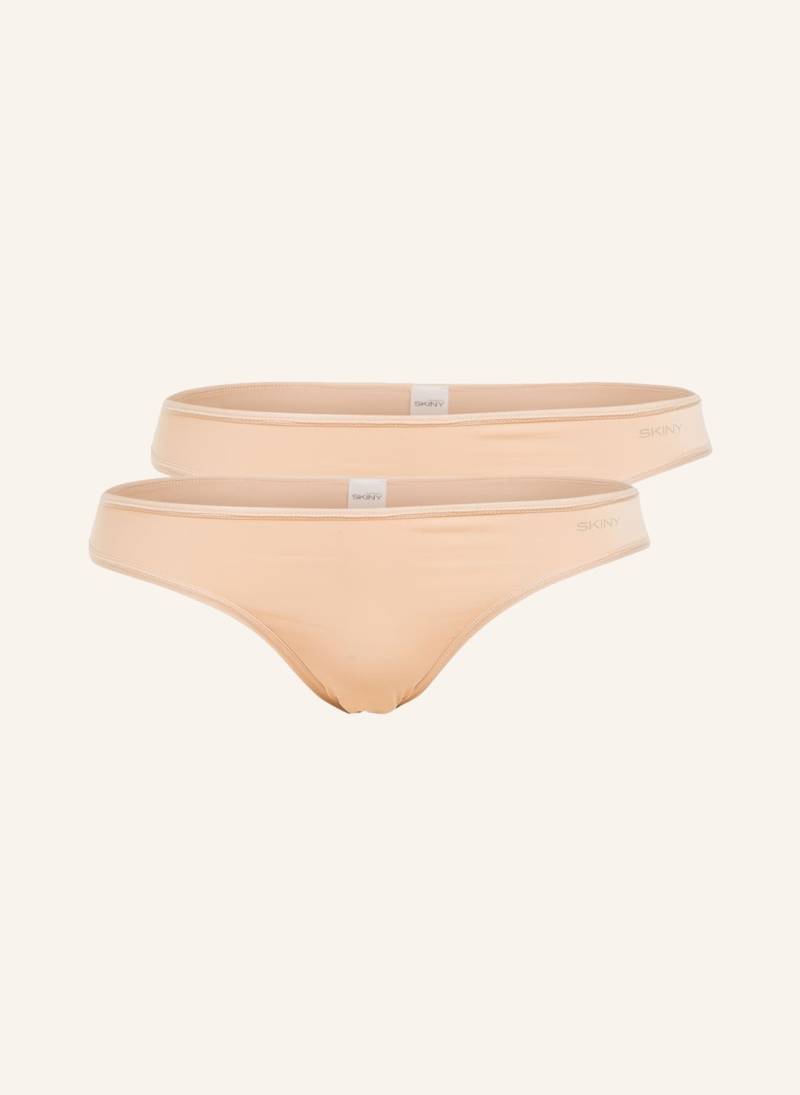 Skiny 2er-Pack Slips Rio beige von SKINY