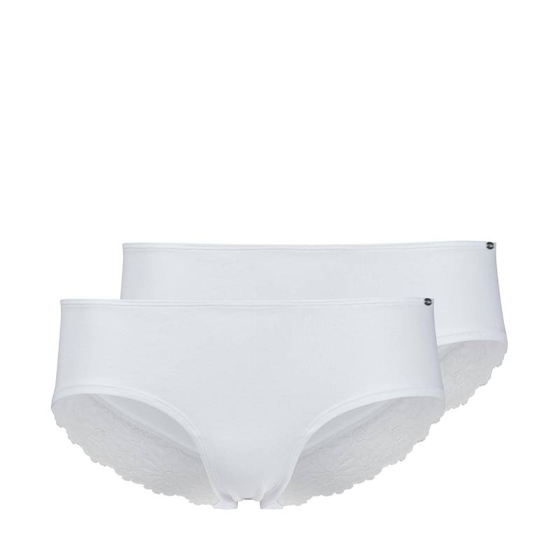 Duopack, Pantys Damen Weiss 40 von Skiny