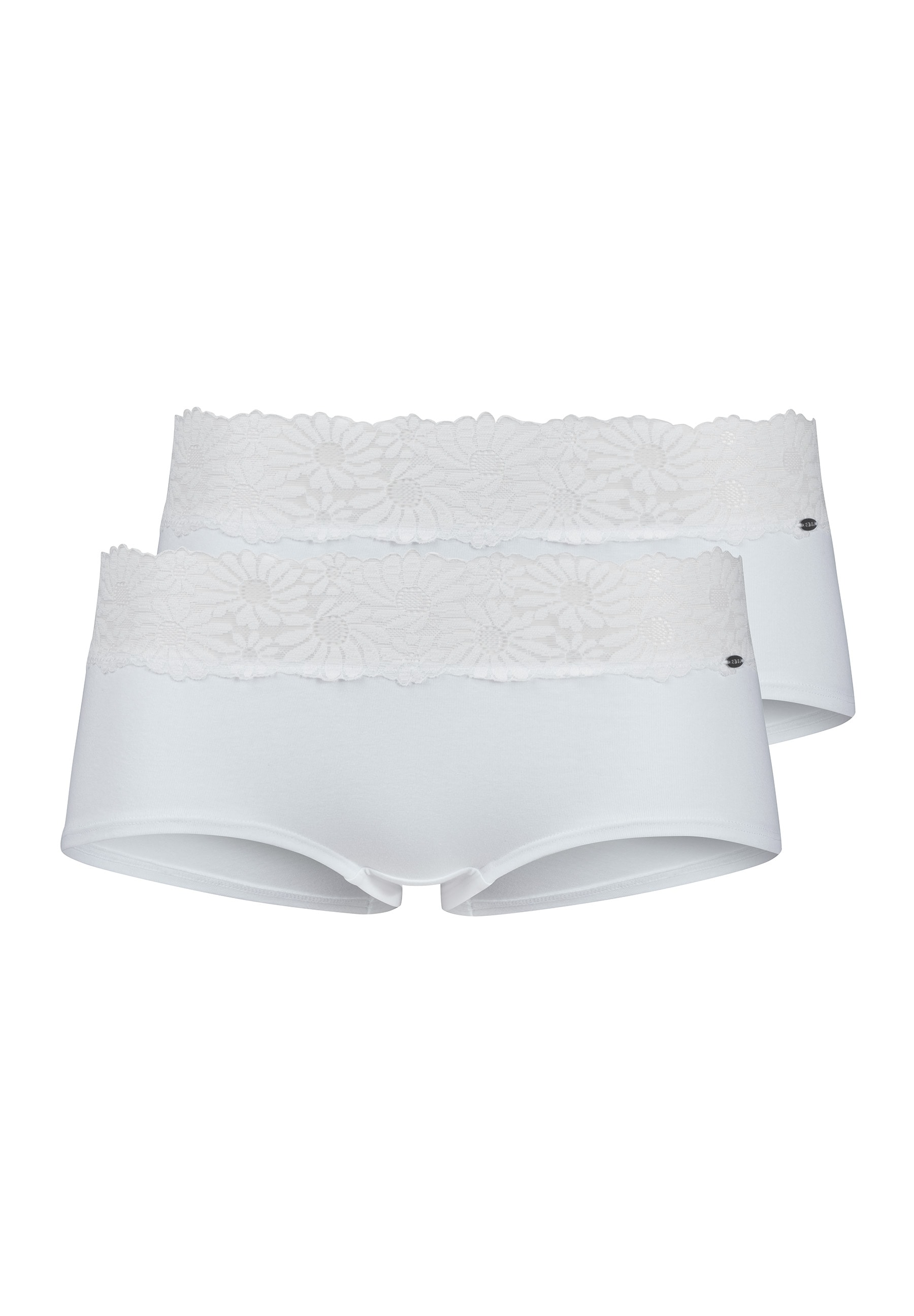 Skiny Hipster »Cotton Lace Essentials«, (2 St.), Schöne Spitze um den Bund verlaufend von Skiny