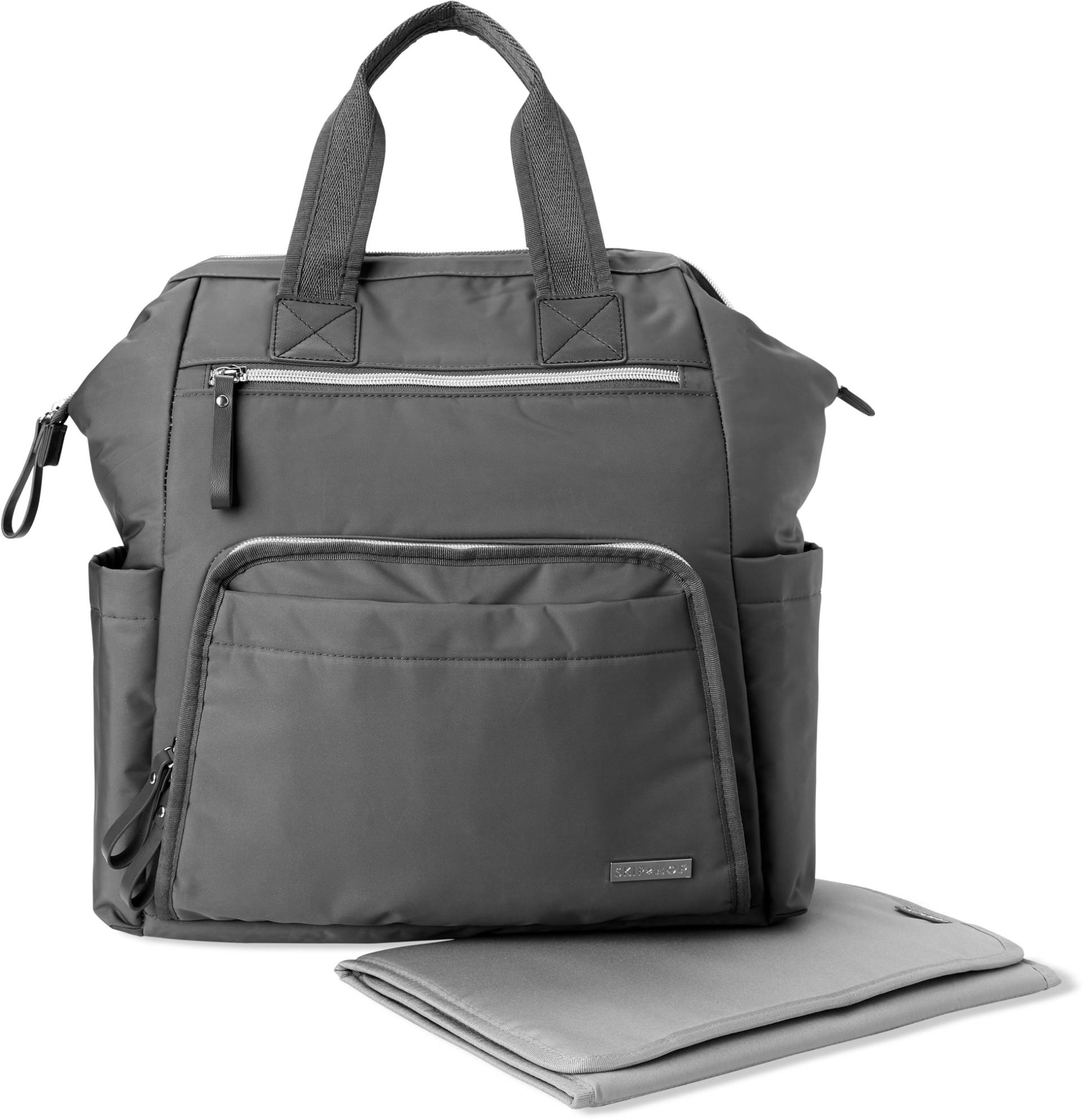 Skip Hop Wickelrucksack »Mainframe, charcoal«, inklusive Wickelauflage von Skip Hop