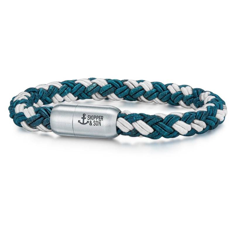 Armband Herren Blau 21cm von Skipper & Son