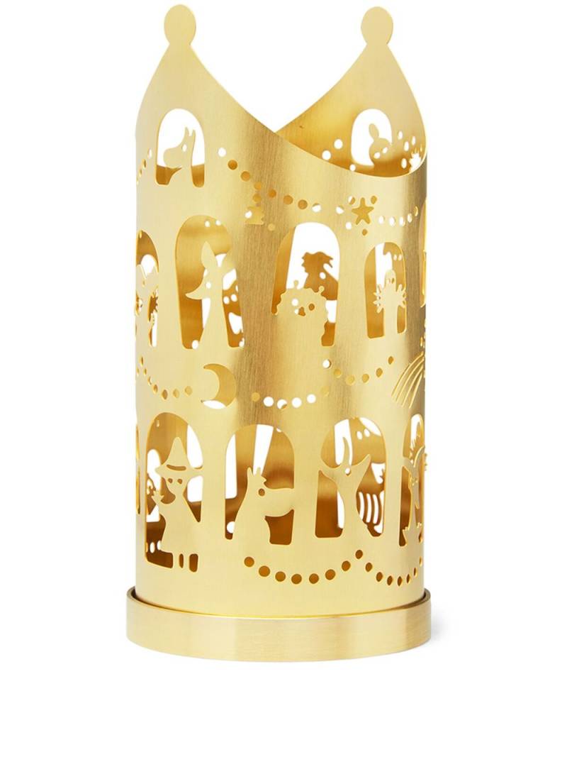 Skultuna Moominhouse polished-finish lantern - Gold von Skultuna