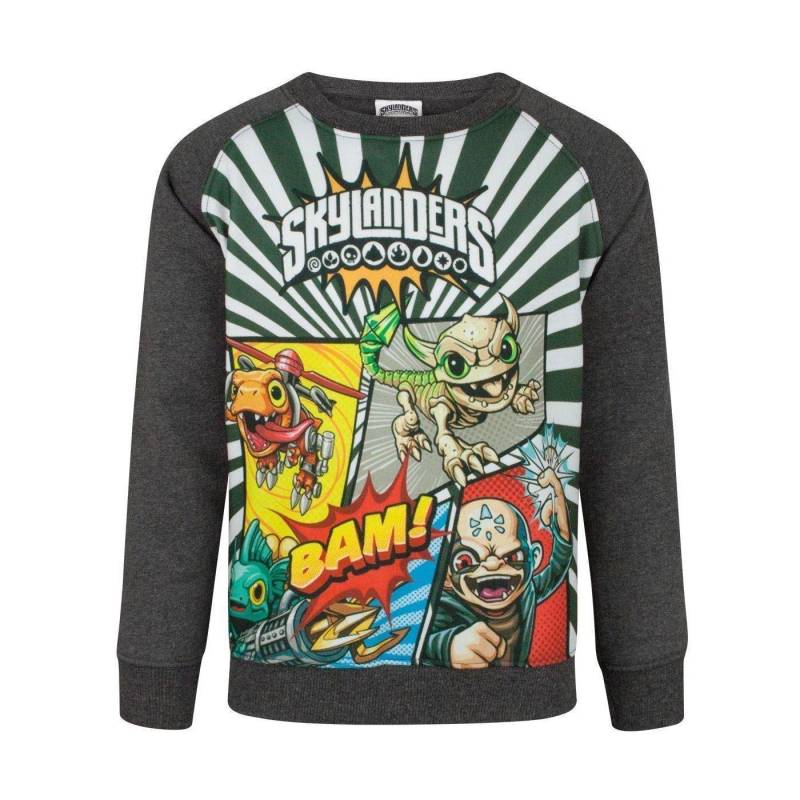 Sweatshirt Jungen Grau 104 von Skylanders