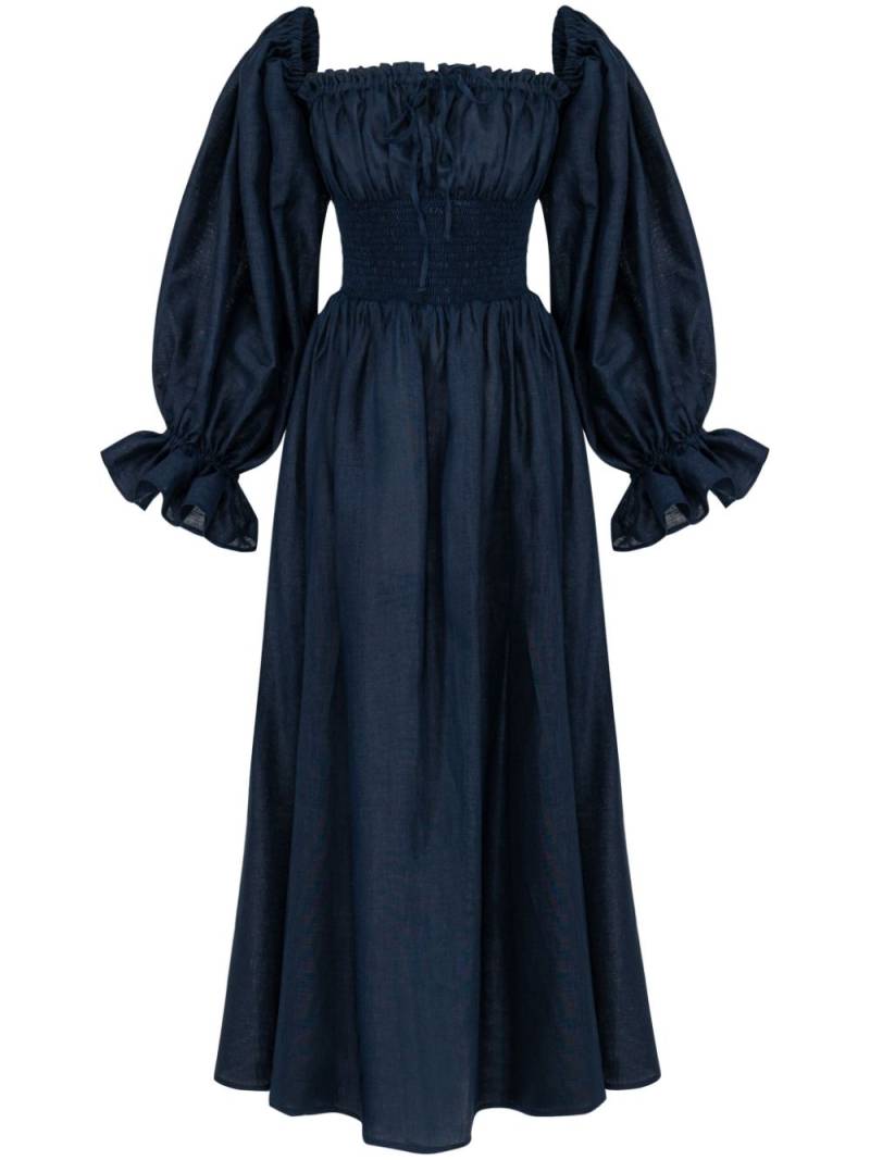 Sleeper Cancan maxi dress - Blue von Sleeper