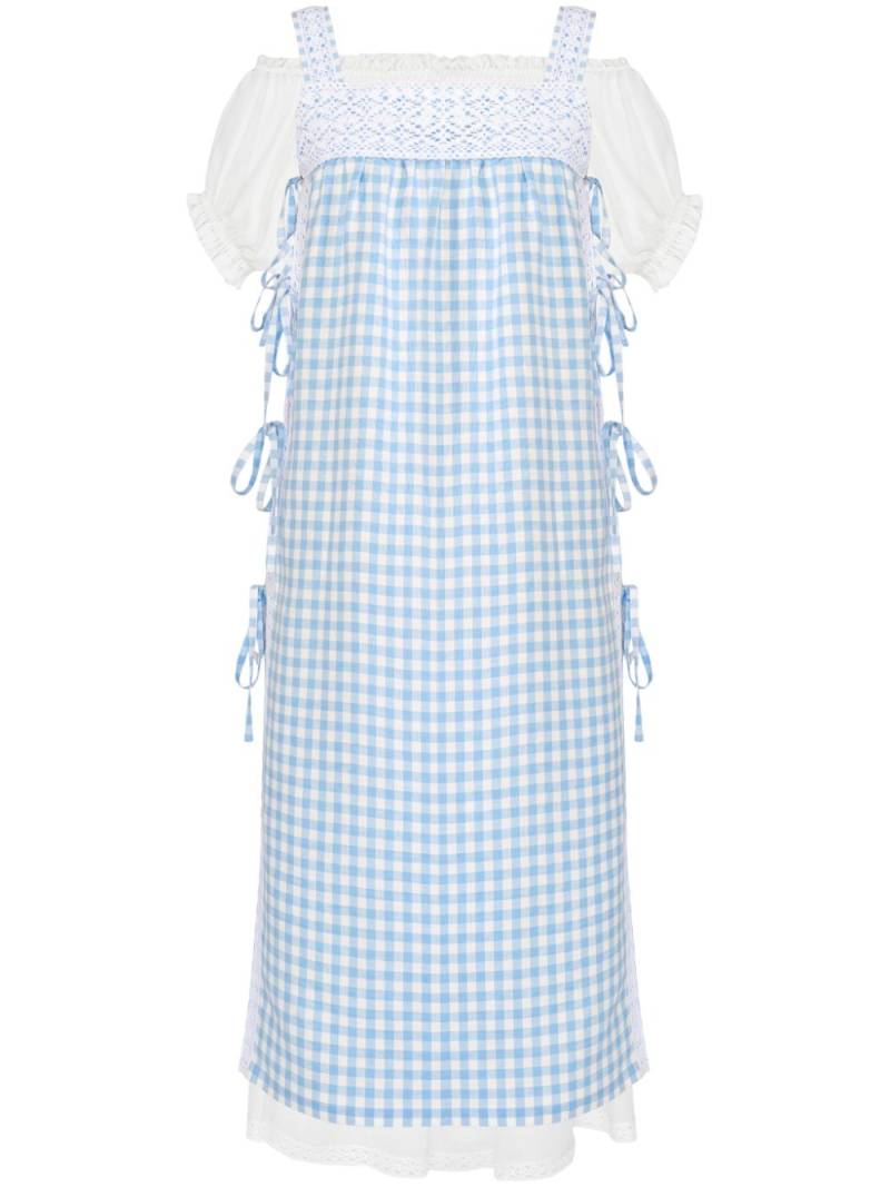 Sleeper Greta midi dress - Blue von Sleeper