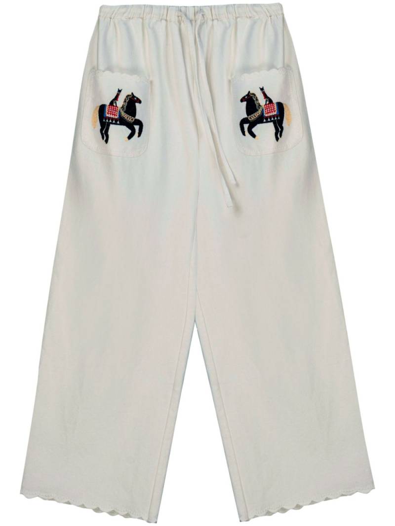 Sleeper Kotyk trousers - White von Sleeper