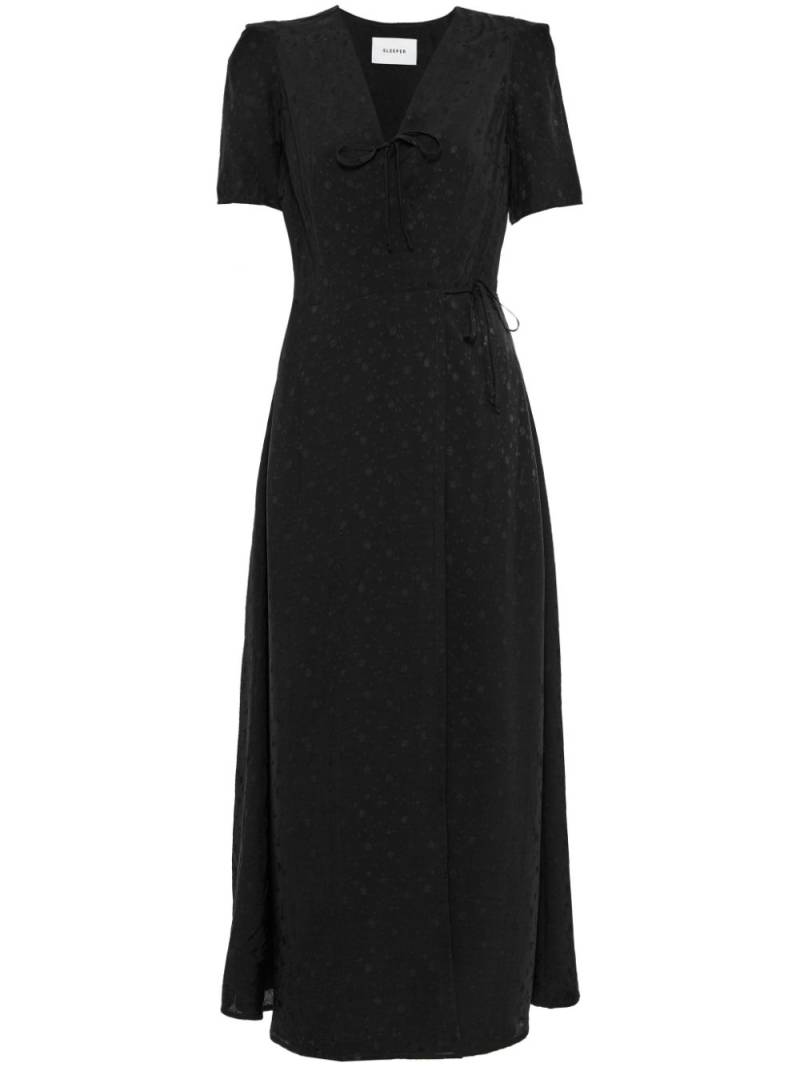 Sleeper Lola midi dress - Black von Sleeper