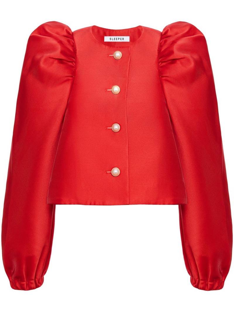 Sleeper Mystery Puff Jacket - Red von Sleeper