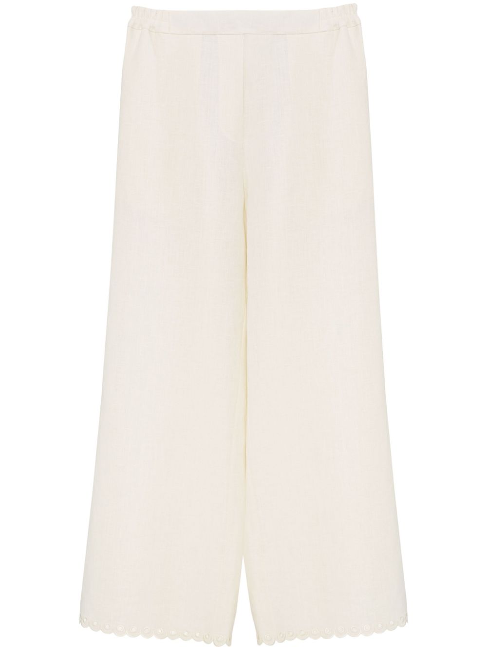 Sleeper Sofia wide-leg linen trousers - Neutrals von Sleeper