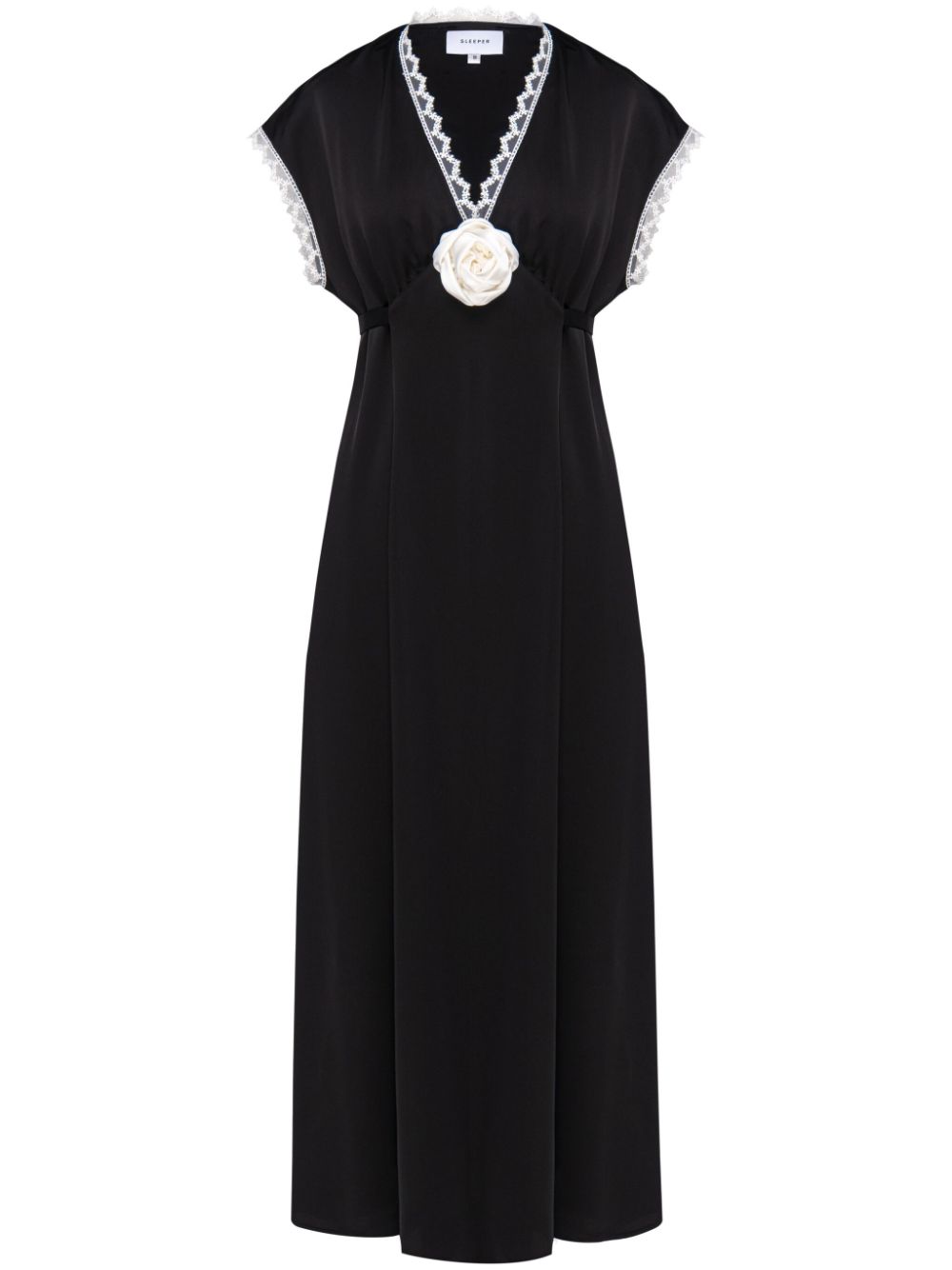 Sleeper The Genus satin dress - Black von Sleeper