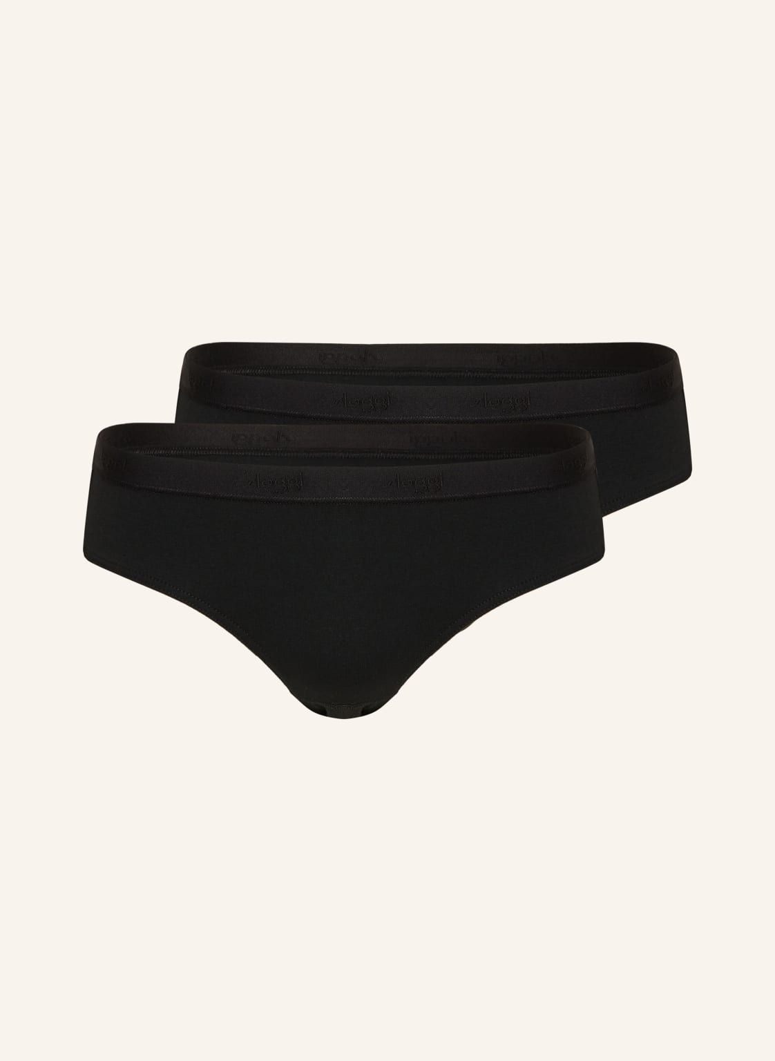 Sloggi 2er-Pack Panties Go Casual schwarz von Sloggi