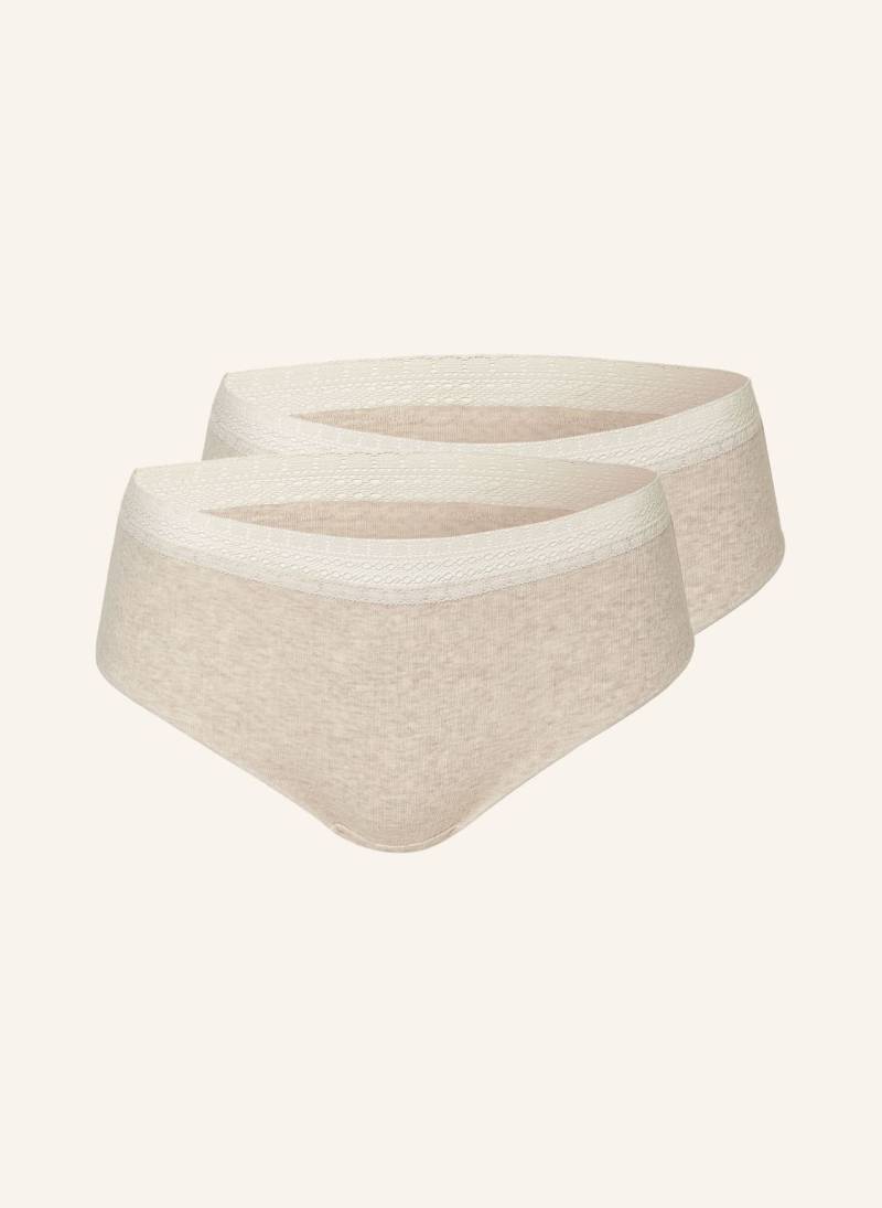 Sloggi 2er-Pack Panties Go grau von Sloggi