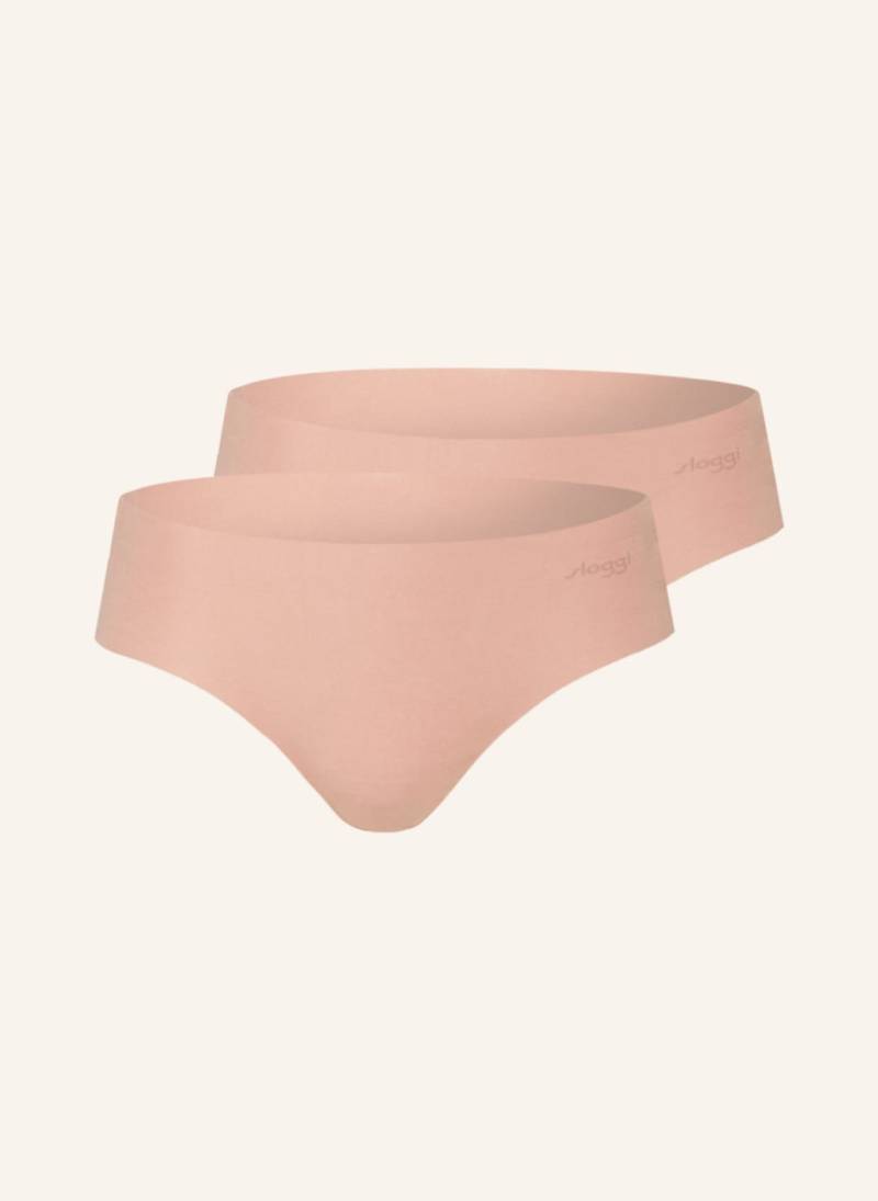 Sloggi 2er-Pack Panties Zero Modal braun von Sloggi