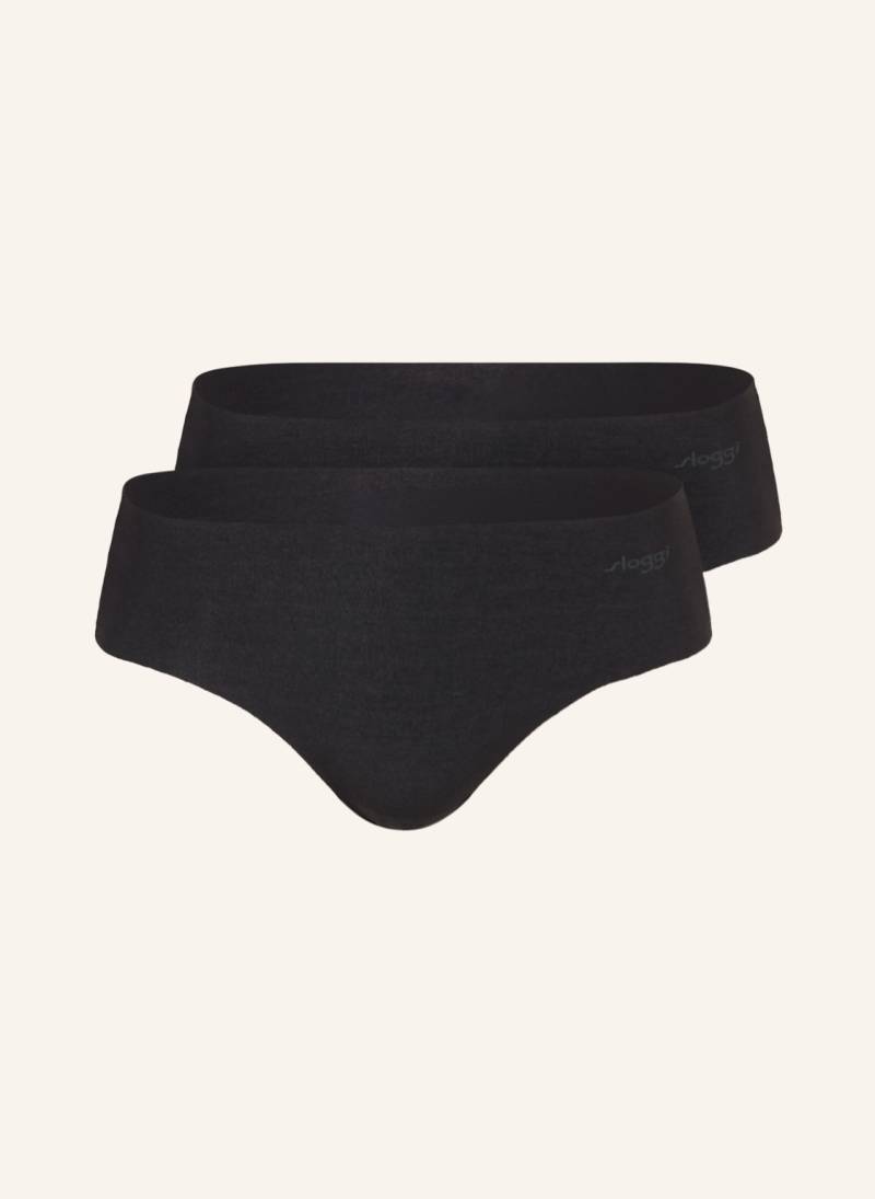 Sloggi 2er-Pack Panties Zero Modal schwarz von Sloggi