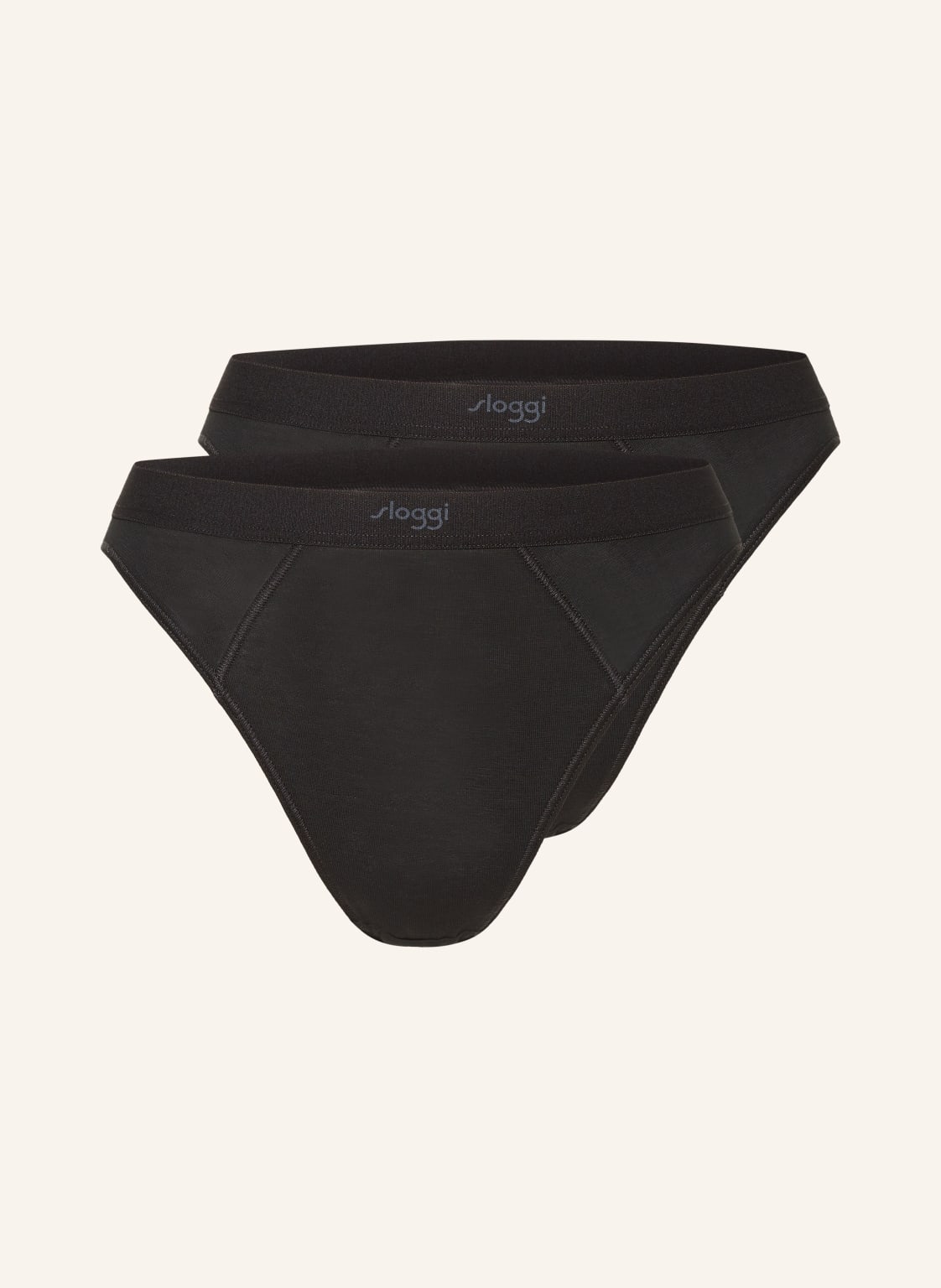 Sloggi 2er-Pack Taillenslips Ever Ease schwarz Sloggi 2er-Pack Taillenslips Ever Ease schwarz von Sloggi