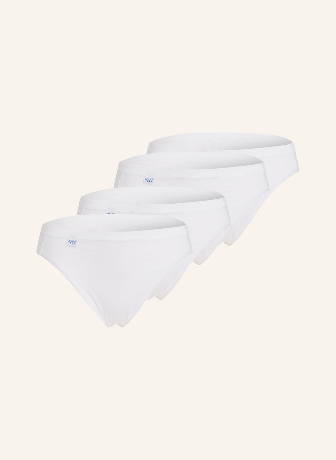 Sloggi 4er-Pack Slips Basic+ weiss von Sloggi