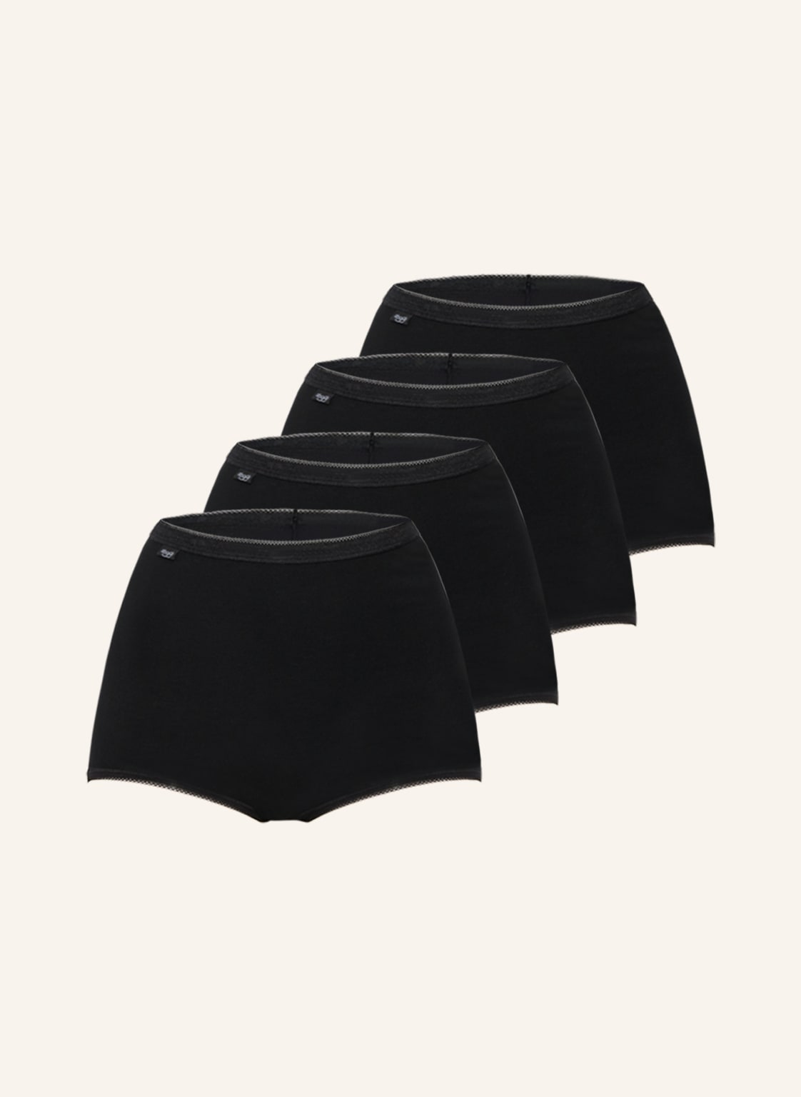 Sloggi 4er-Pack Taillenslips Basic+ schwarz Sloggi 4er-Pack Taillenslips Basic+ schwarz von Sloggi