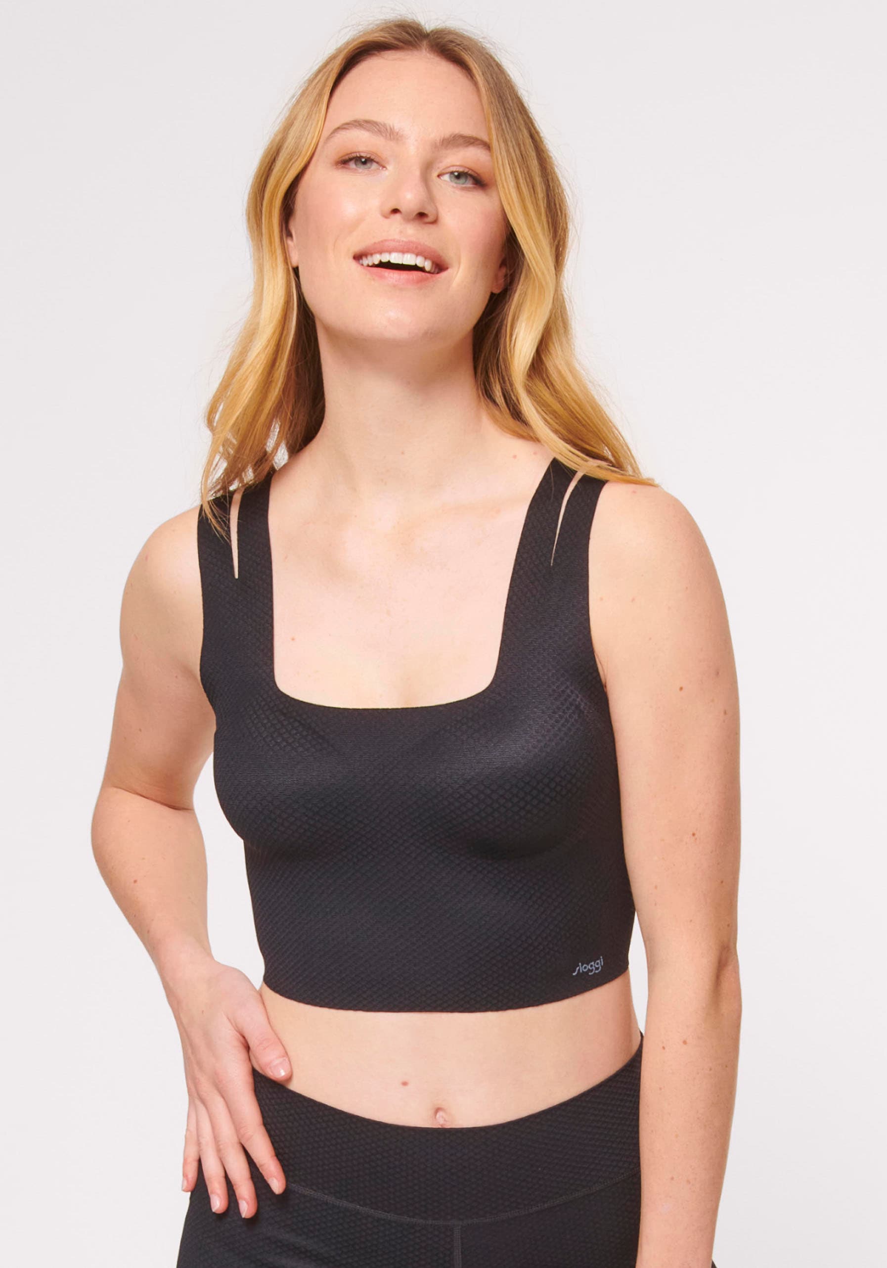 sloggi Bustier »ZERO Feel Flow Top«, Shirt Top, Double-Cut-Out-Träger von sloggi