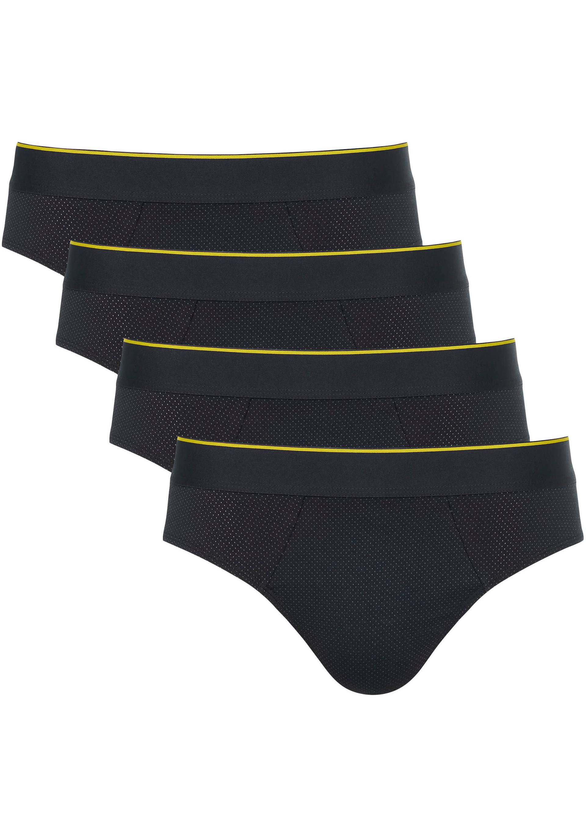 sloggi Midislip »men EVER Airy Brief 4P«, (4er-Pack), Atmungsaktives Mesh, Herrenslip, Brief von Sloggi