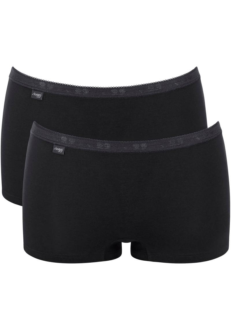 sloggi Panty »Basic H Short 2P«, (Packung, 2 St.), Short mit kleinem sloggi-Flag von Sloggi