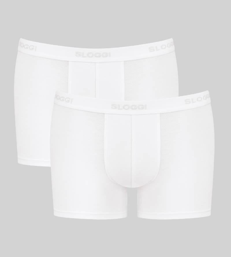 sloggi Retro Boxer »men 24/7 Short 2P«, (Packung, 2 St.), Logobund, Herren-Boxershort, Trunk von sloggi