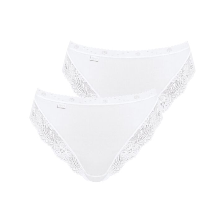 Sloggi Slip Romance Tai Duo-Pack, weiss, 36 von Sloggi