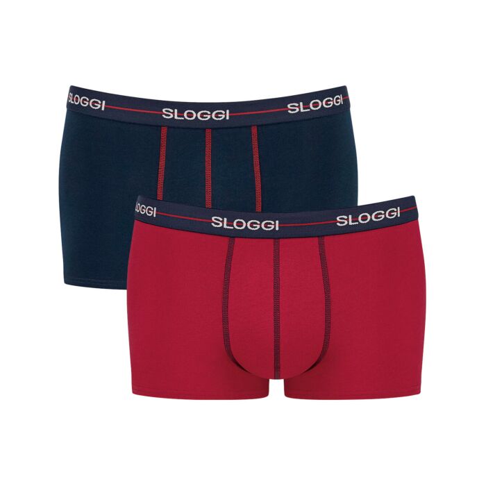 Sloggi Start Hipster Duo-Pack, rot-marine, 48 von Sloggi