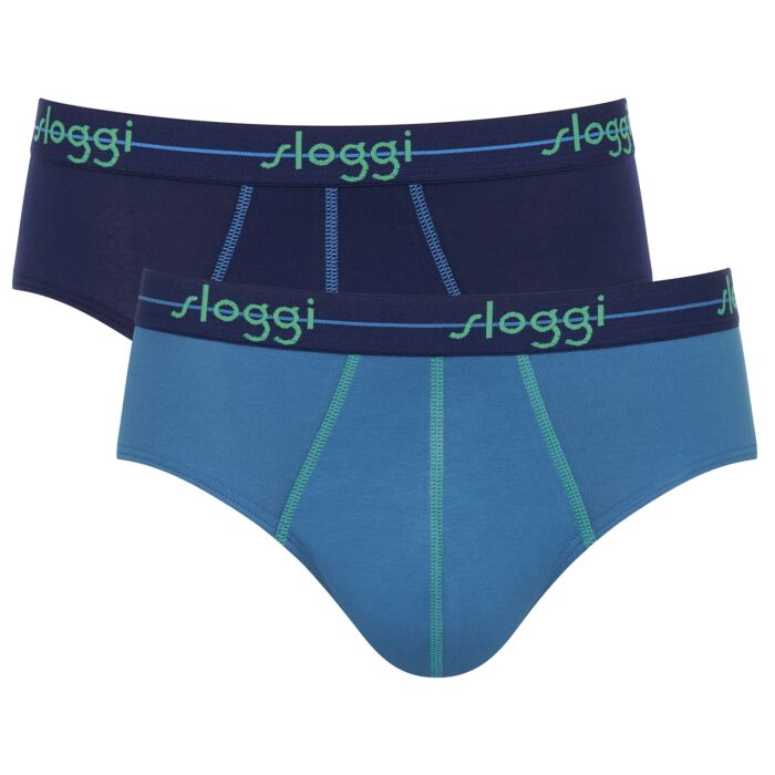 Sloggi Start Midi Slip Duo-Pack, marine-blau, 48 von Sloggi