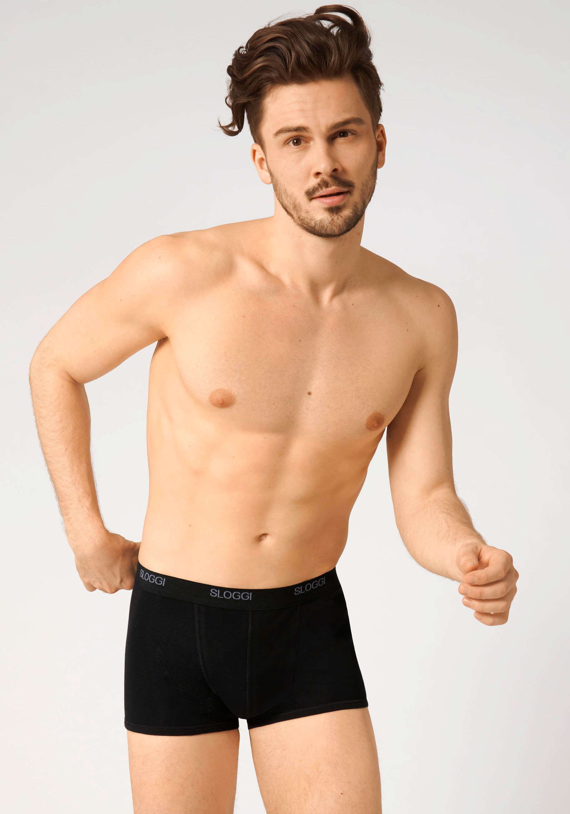 sloggi Boxer »men Basic Short 2P«, (2er Pack), perfekter Sitz