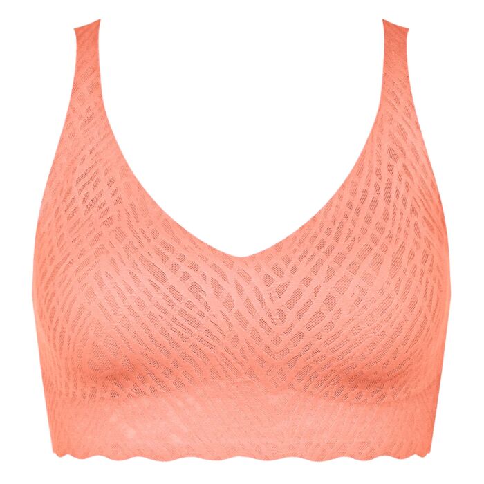 sloggi Damen Zero Feel Bliss Bralette, apricot von Sloggi