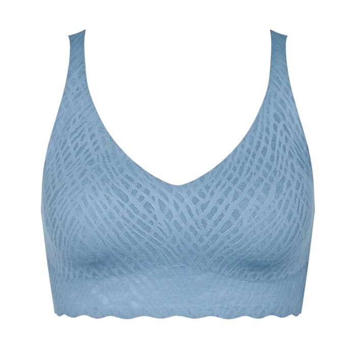 sloggi Damen Zero Feel Bliss Bralette, hellblau von Sloggi