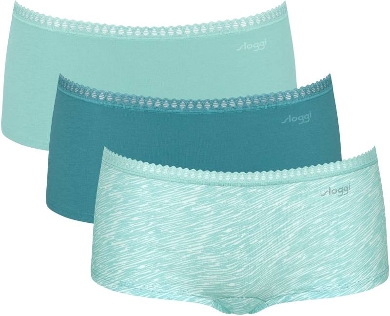 sloggi Panty »GO Crush Short C3P«, (Packung, 3 St., 3er Pack), mit Spitzendetails von Sloggi