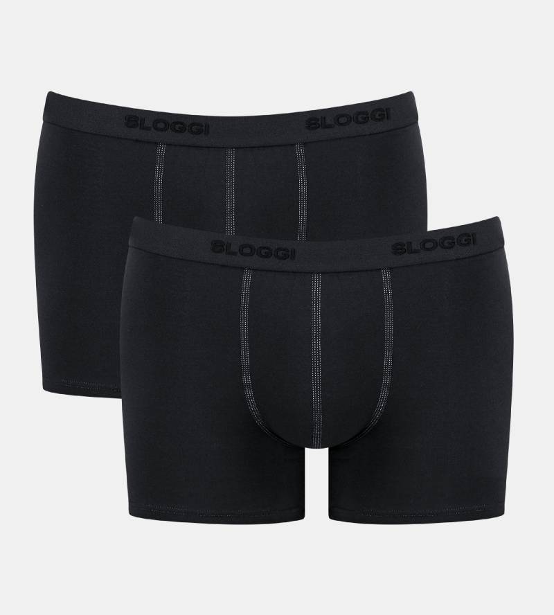 sloggi Retro Boxer »men 24/7 Short 2P«, (Packung, 2 St.), Logobund, Herren-Boxershort, Trunk von Sloggi