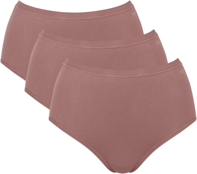 sloggi Slip »GO Daily Cotton Highwaist 3P«, (3 St., 3er Pack), glanzeffekt Details von Sloggi